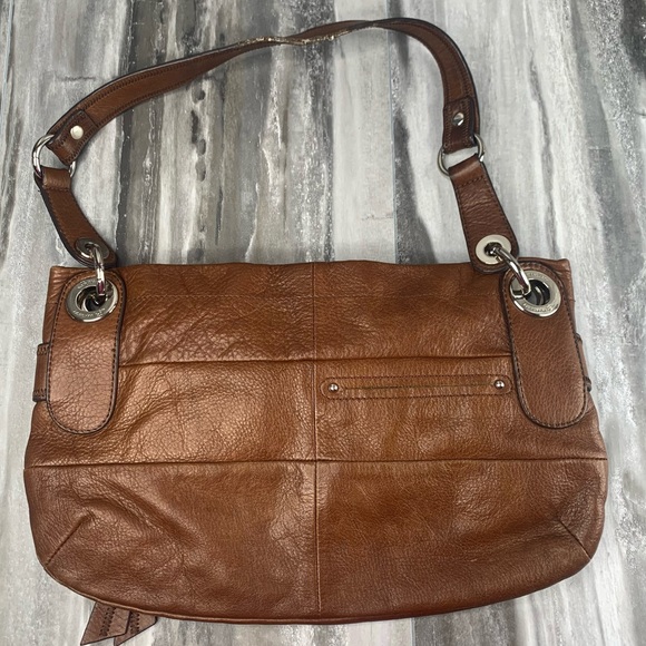 B. Makowsky Brown Super Soft Leather Some Wear - Picture 7 of 12